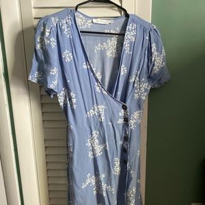 Blue floral sundress